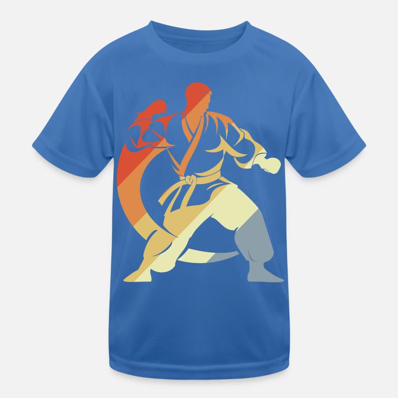 Karateka Sketch Kids Functional T-Shirt