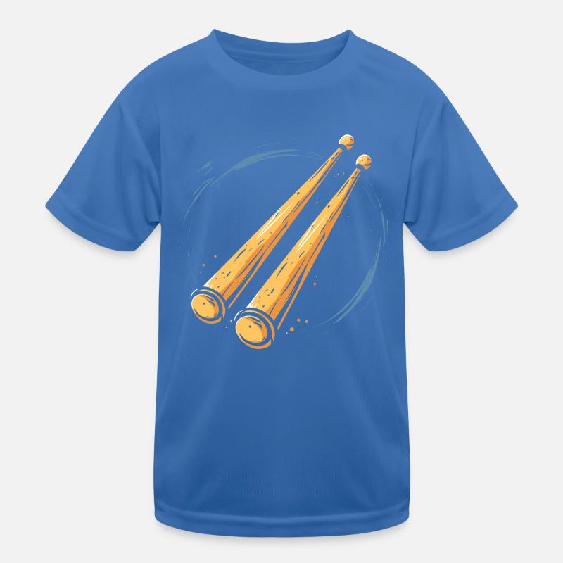 Drumsticks Graphic Kids Functional T-Shirt