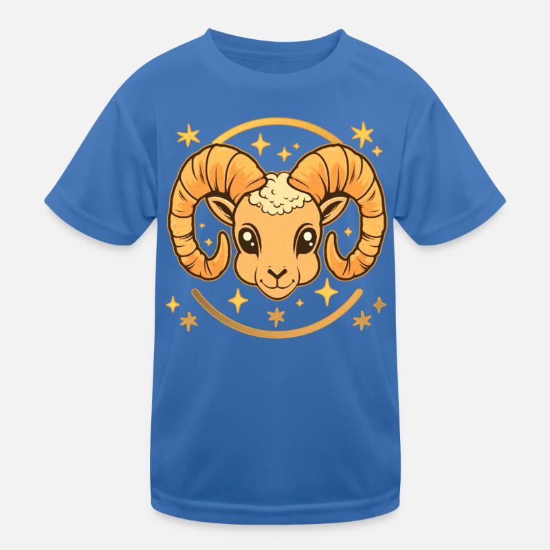 Widder Sternzeichen Kinder Funktions-T-Shirt