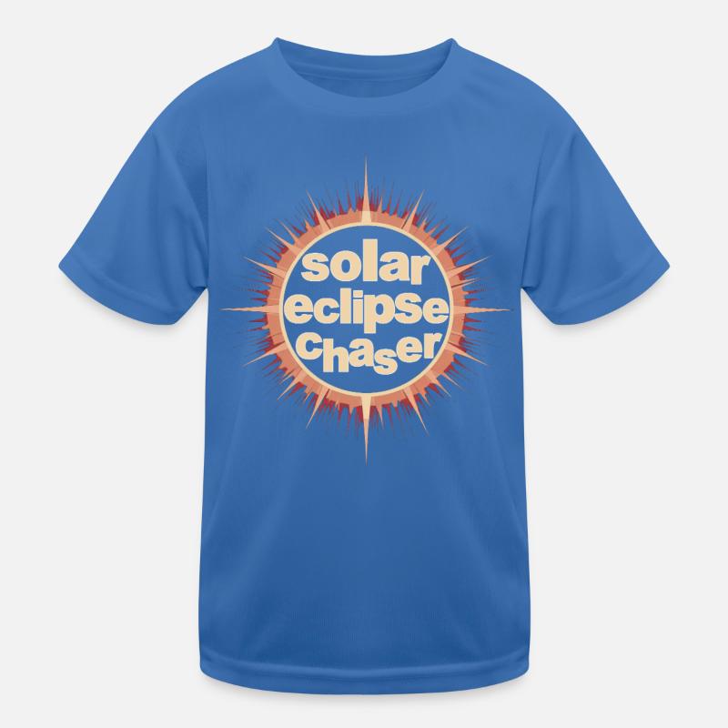 Solar eclipse chaser Kinder Funktions-T-Shirt