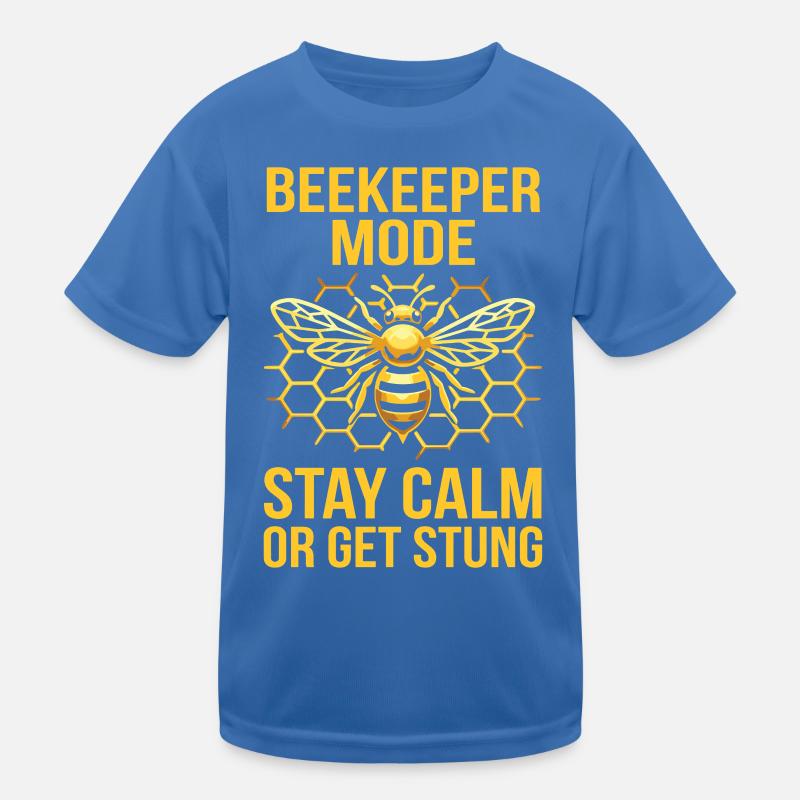 Beekeeper Mode Statement Design Kinder Funktions-T-Shirt