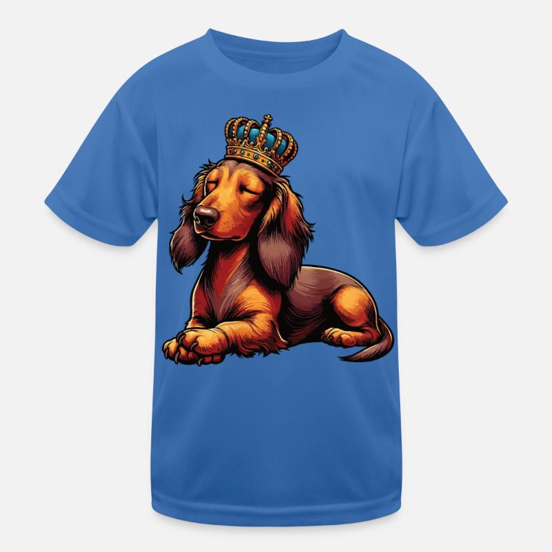 Teckel à poil long Teckel Teckel Teckel T-shirt sport Enfant