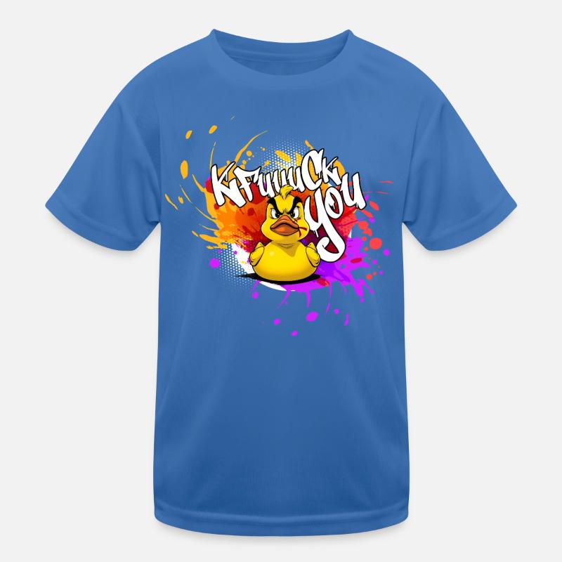 Graffiti Duck : Une explosion de couleurs T-shirt sport Enfant