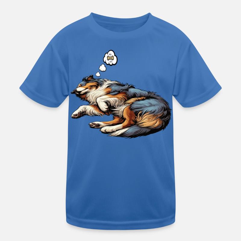 Australian Shepherd Aussie Aussiebesitzer Aussies Kinder Funktions-T-Shirt