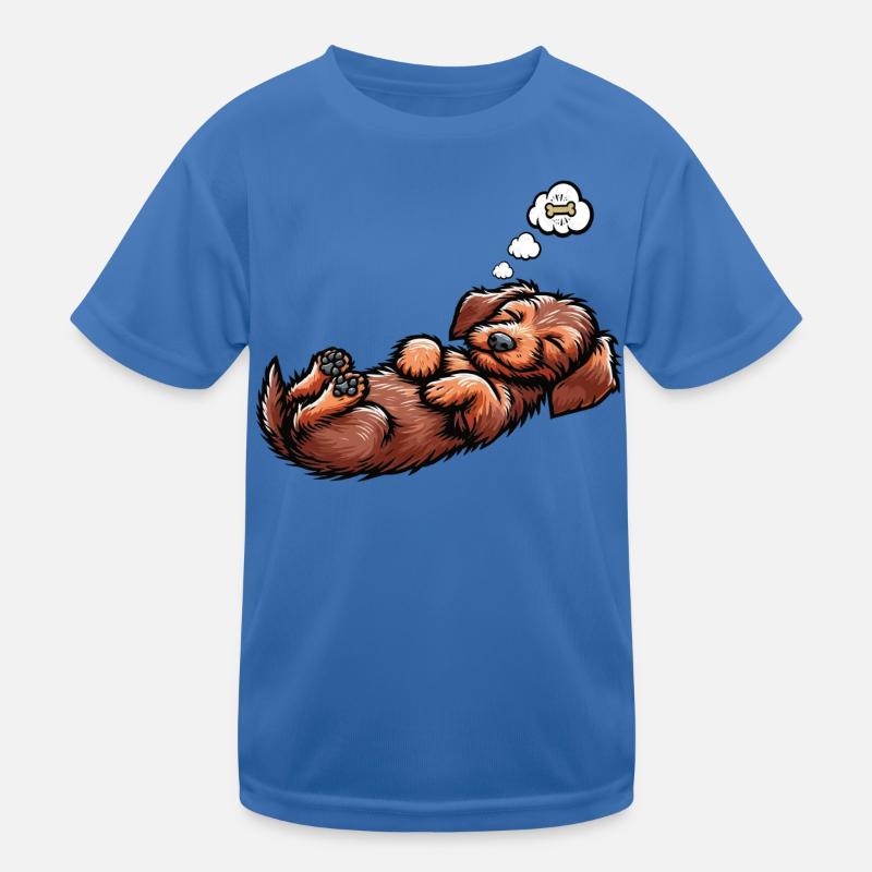 teckel teckel à poils durs propriétaire de teckel teckel T-shirt sport Enfant