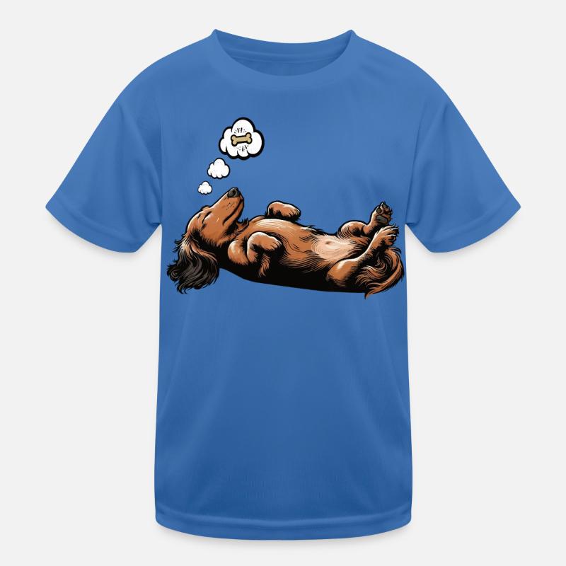 Teckel à poil long Teckel Teckel Teckel T-shirt sport Enfant