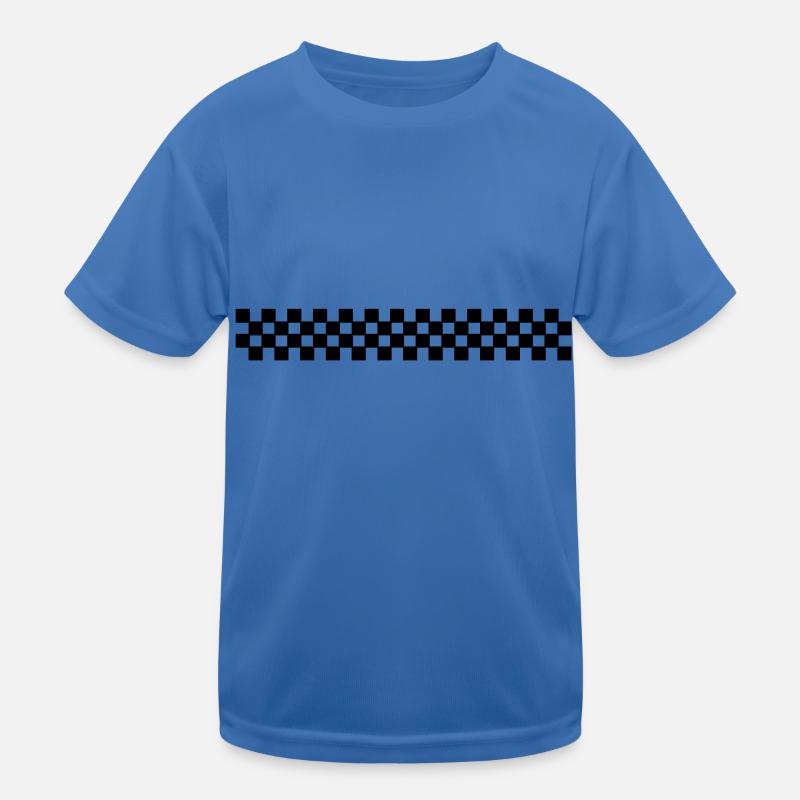 racing_flag_pattern_f1 T-shirt sport Enfant