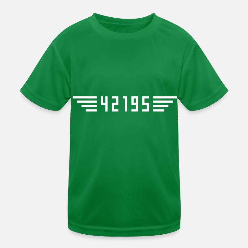 Marathon 42195 Meter Kinder Funktions-T-Shirt