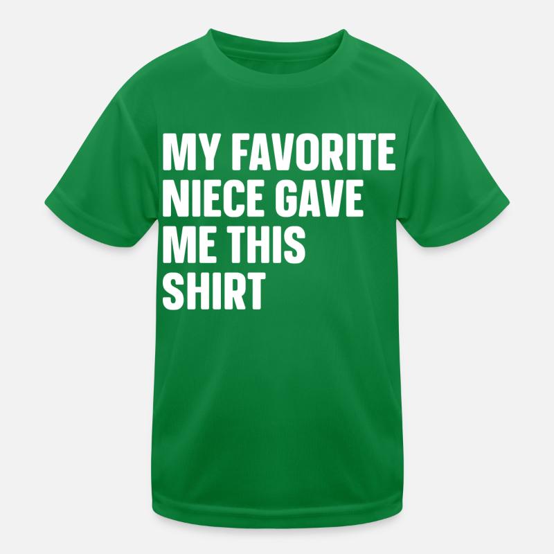 My favorite niece gave me this as a gift Kids Functional T-Shirt