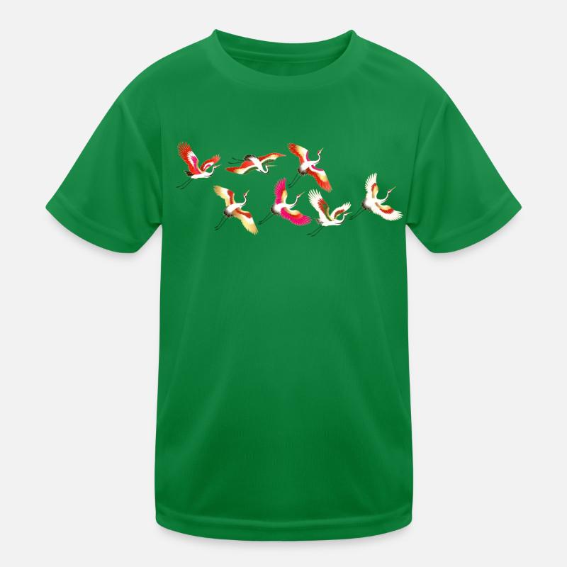 Cranes Kids Functional T-Shirt