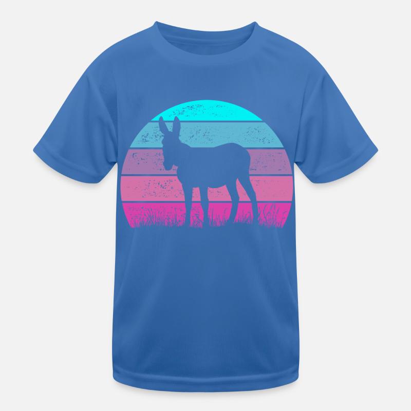 Esel Maultier Kinder Funktions-T-Shirt