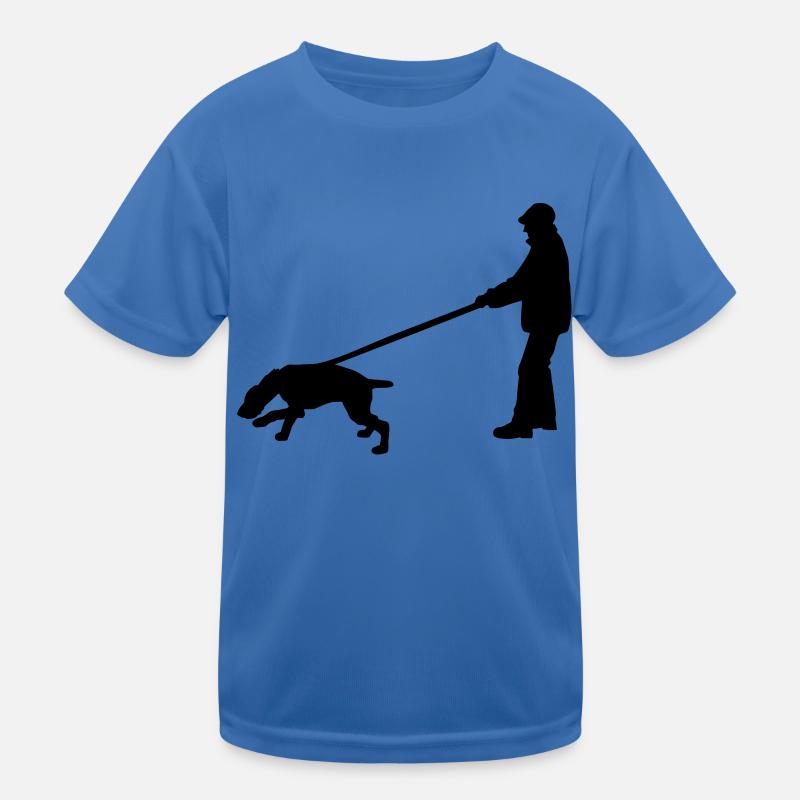 mantrailer_2_cb - Kids Functional T-Shirt - royal blue
