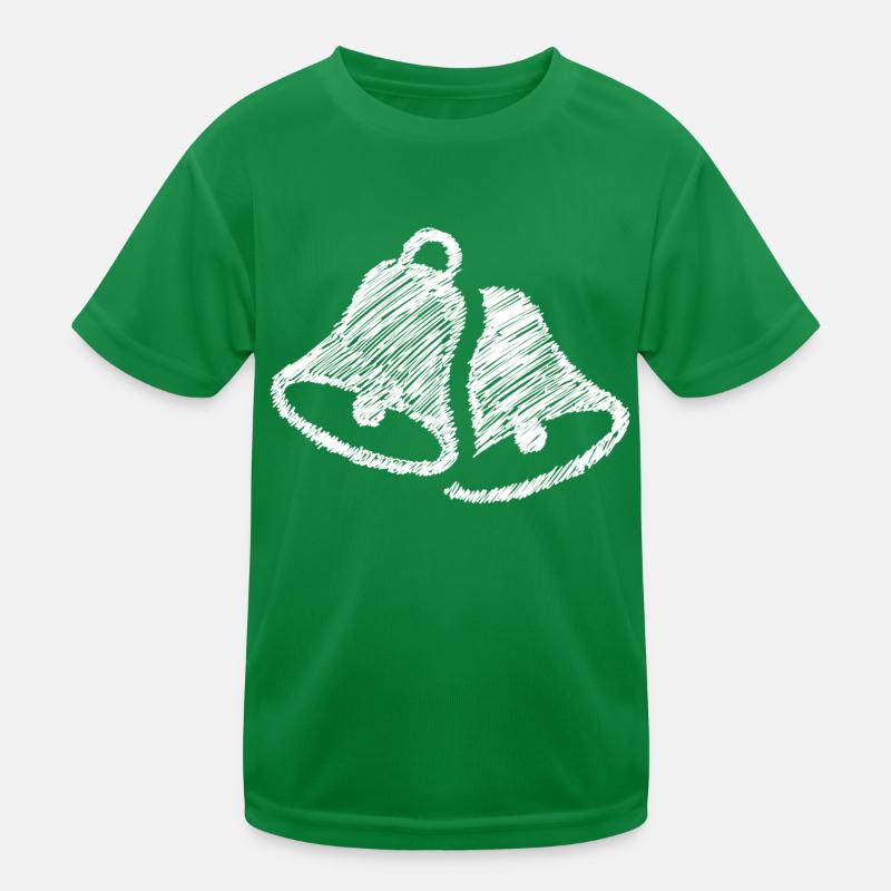 Bells Scribbled Bell Bell Bell Kids Functional T-Shirt