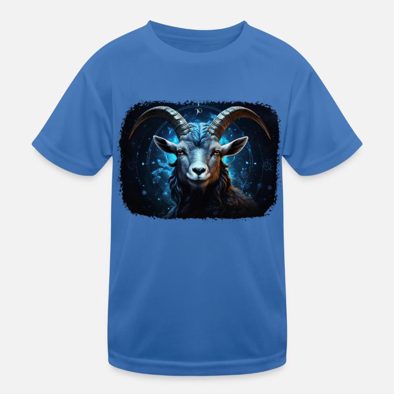 Sternzeichen Steinbock Kinder Funktions-T-Shirt