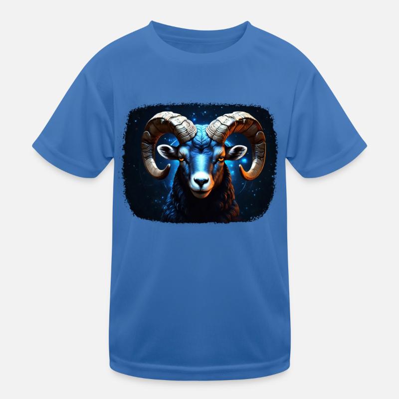 Sternzeichen Widder Kinder Funktions-T-Shirt