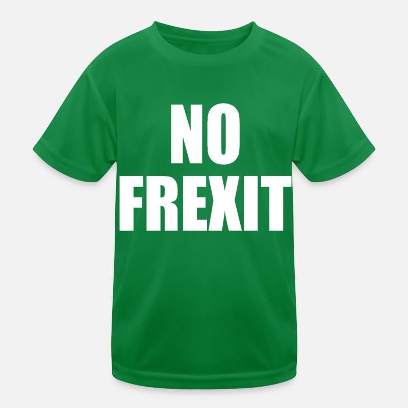 Kein Frexit Kinder Funktions-T-Shirt