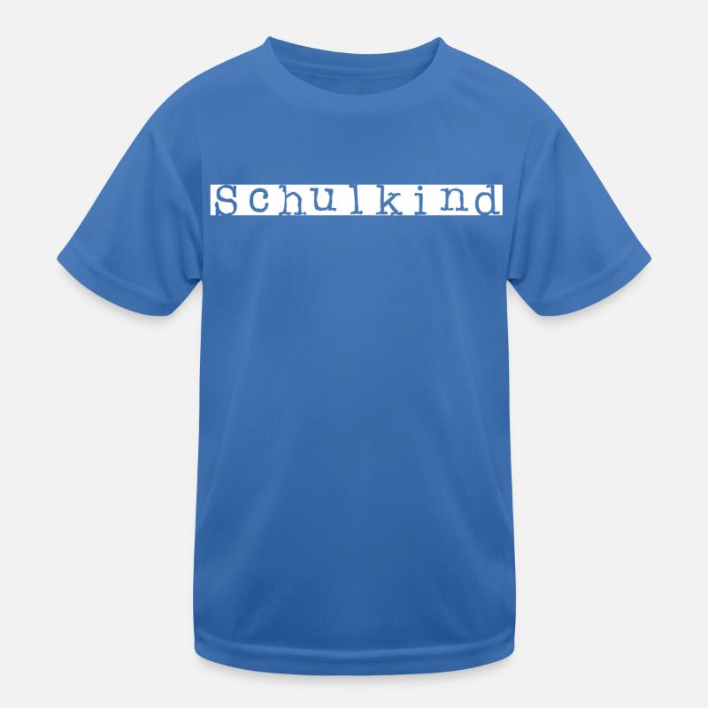 "Eigene Texte hinzufügen" Schulkind Einschulung Kinder Funktions-T-Shirt