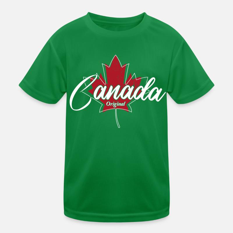 Canada Original Leaf Kinder Funktions-T-Shirt