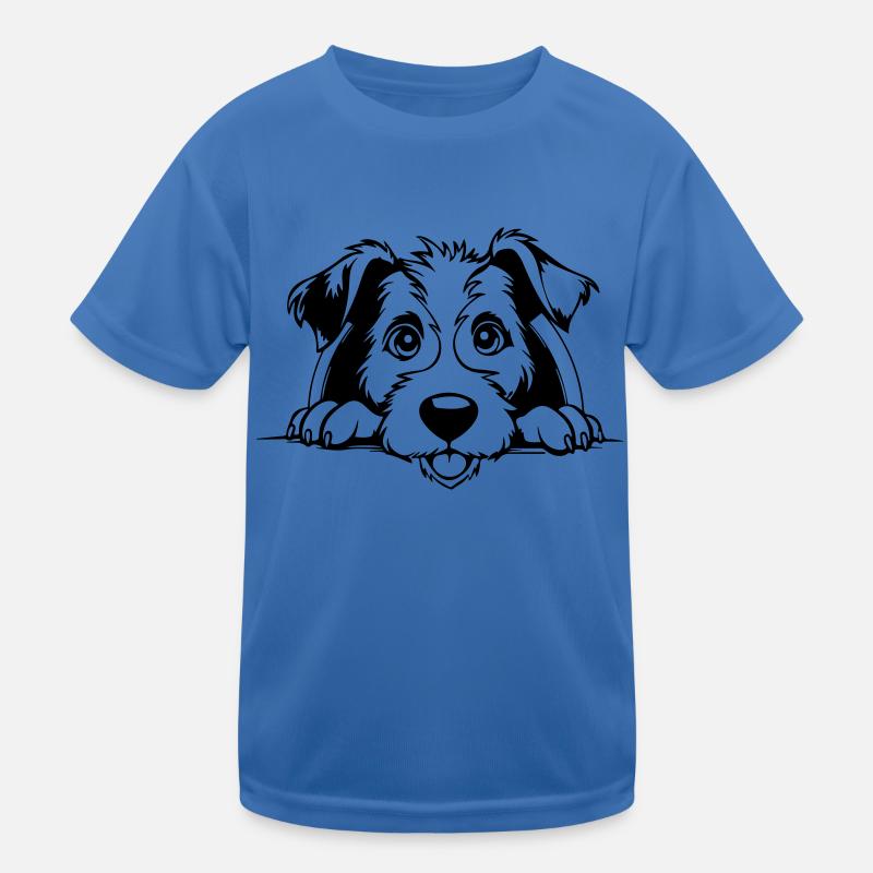 Fox Terrier Kinder Funktions-T-Shirt