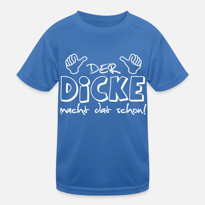 Dick Dicker Kinder Funktions-T-Shirt