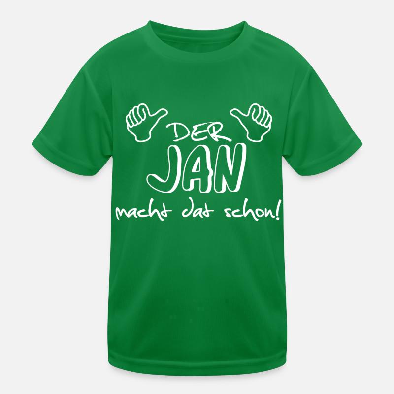 jan Kinder Funktions-T-Shirt