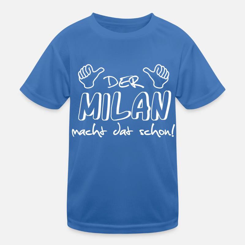 milan Kinder Funktions-T-Shirt