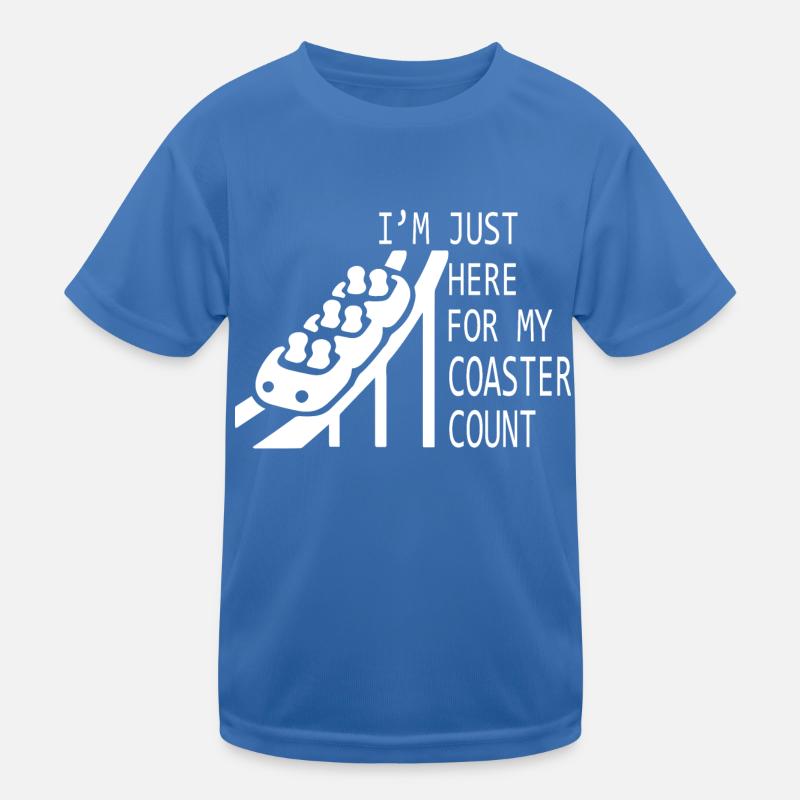 Rollercoaster Achterbahn Kinder Funktions-T-Shirt