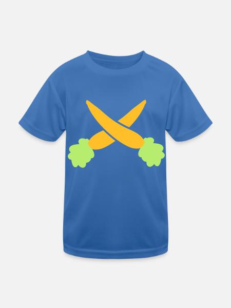 carrots - Kids Functional T-Shirt - royal blue - Front