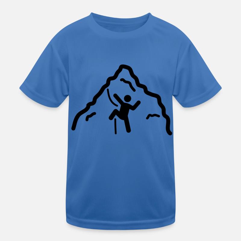 bergsteiger climbing T-shirt sport Enfant