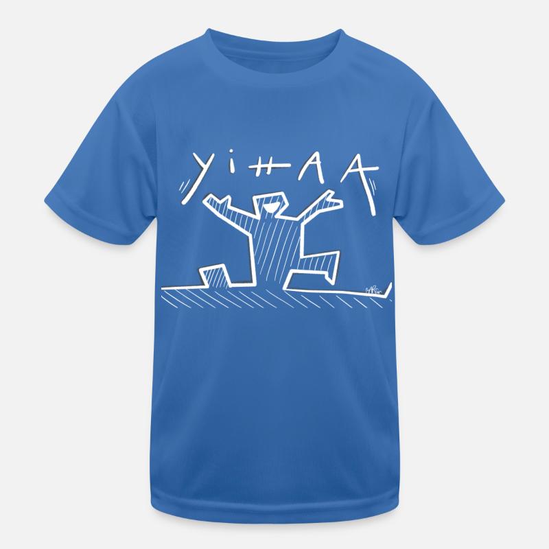 yihaaa... jippieijei Kinder Funktions-T-Shirt