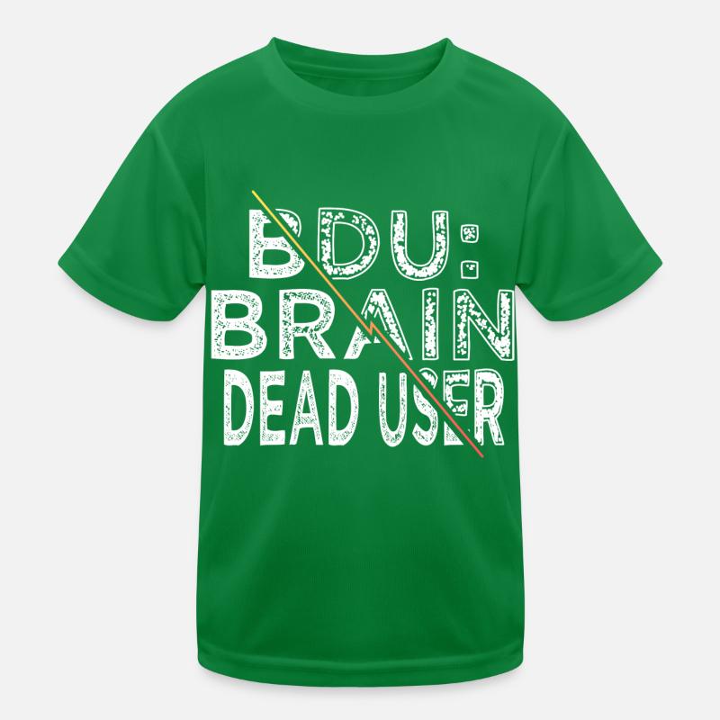 Citation Analyste informatique Hacking Coder T-shirt sport Enfant