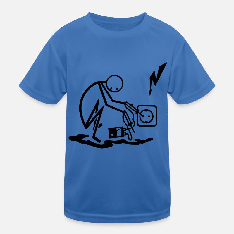 Elektroinstallateur Kinder Funktions-T-Shirt