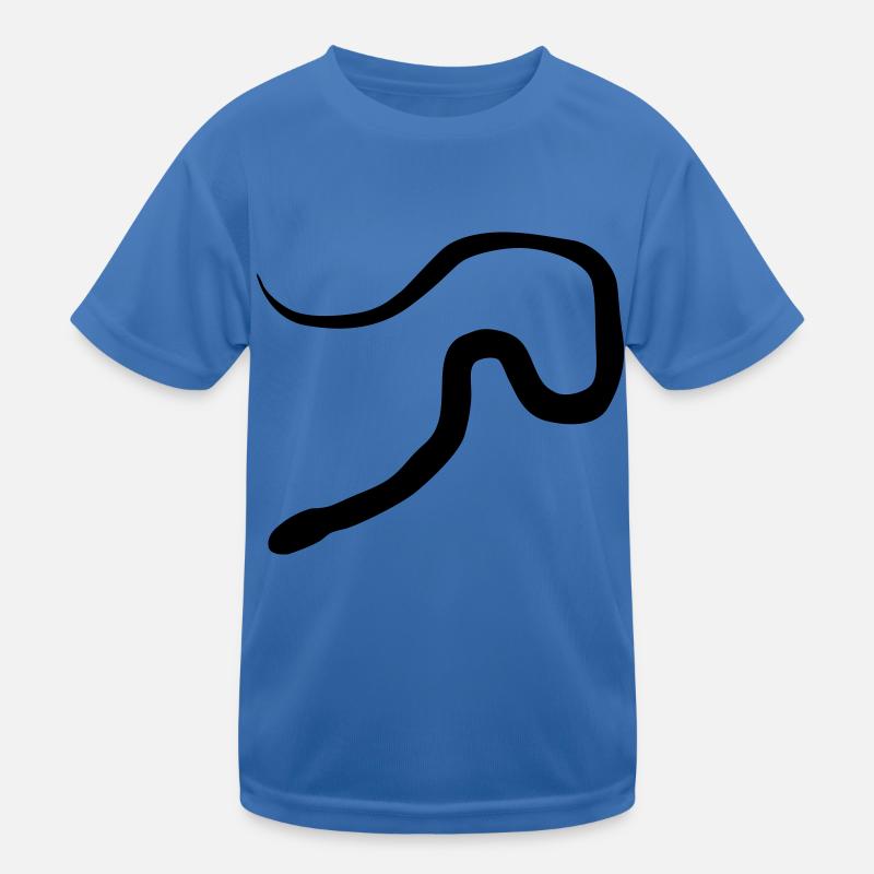 schlange silhouette Kinder Funktions-T-Shirt