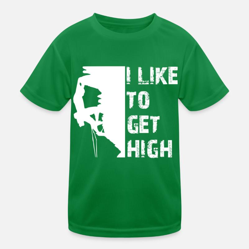 Klettern Kinder Funktions-T-Shirt