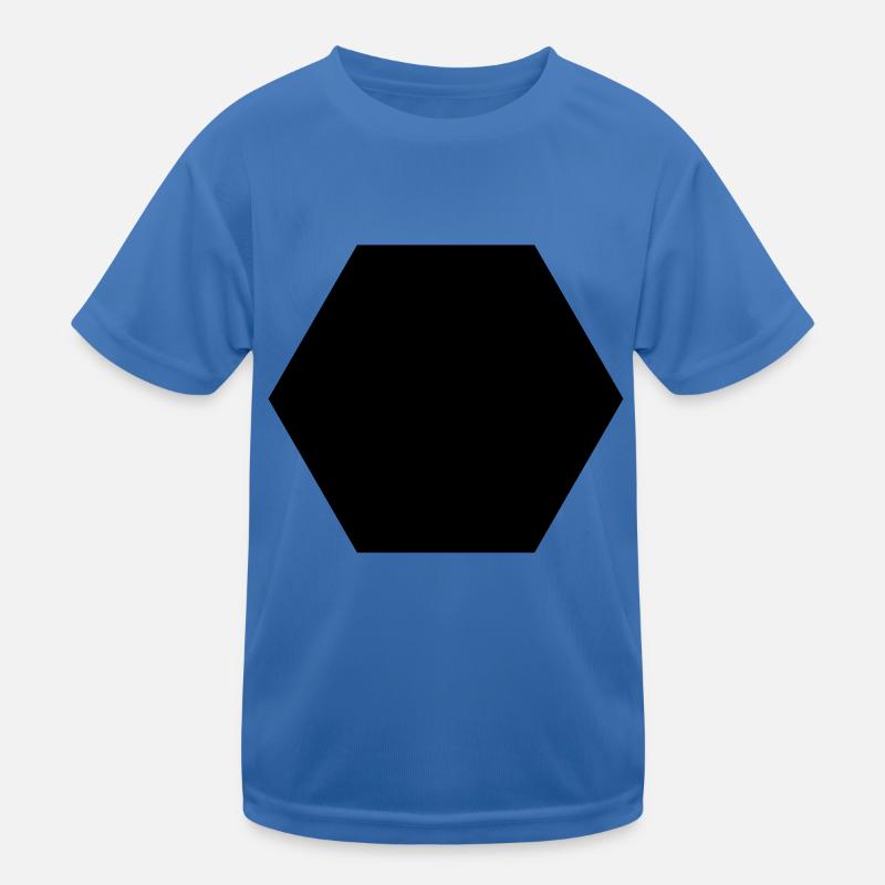 6_eck - Kinder Funktions-T-Shirt - Königsblau