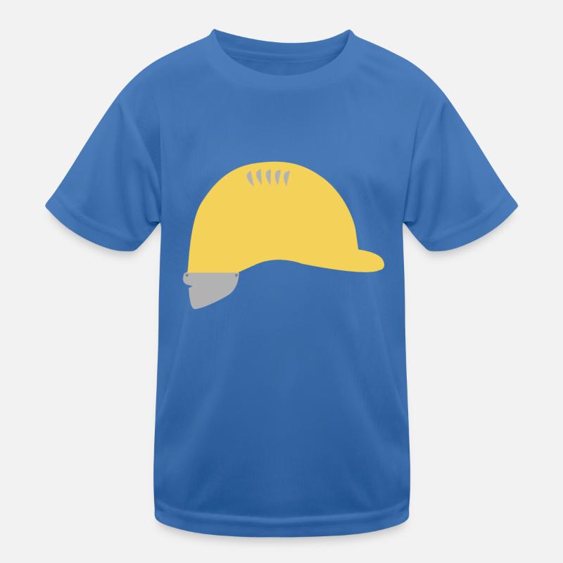 Bauarbeiterhelm Kinder Funktions-T-Shirt