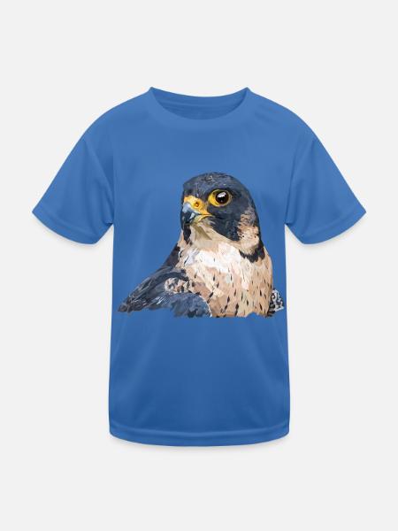 Wanderfalke - Kinder Funktions-T-Shirt - Königsblau