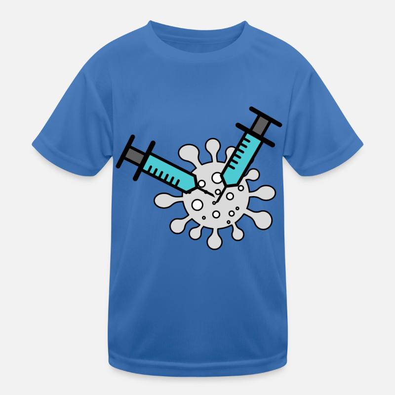 Doppel-Impfstoff Kinder Funktions-T-Shirt