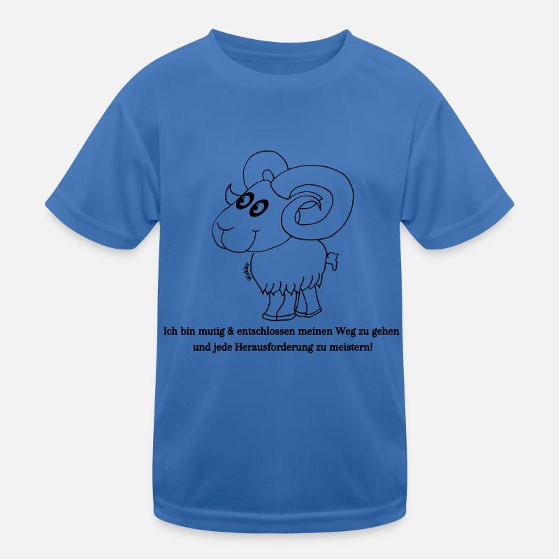 Sternzeichen Widder Kinder Funktions-T-Shirt