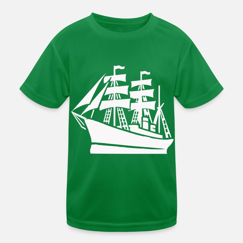 Schiff Schifffahrt Kinder Funktions-T-Shirt