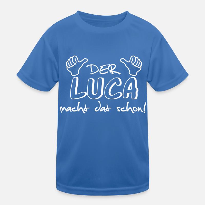 luca Kinder Funktions-T-Shirt