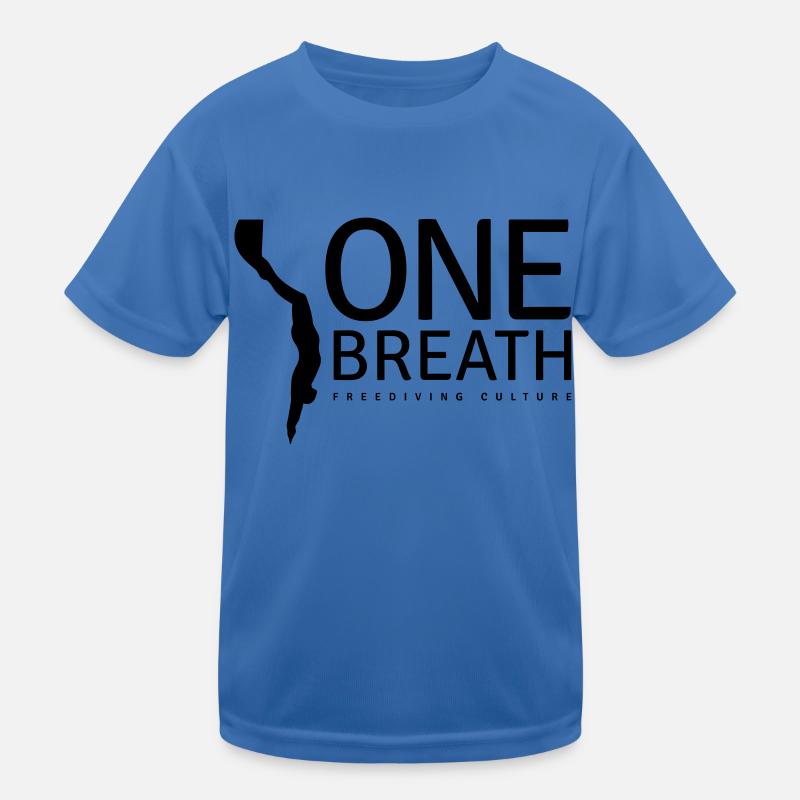 One Breath (custom color) - Kinder Funktions-T-Shirt - Königsblau