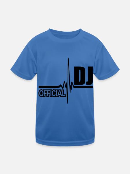 official dj - Kids Functional T-Shirt - royal blue