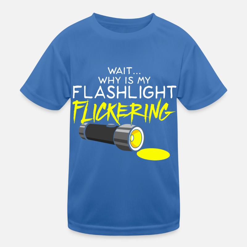 GHOST HUNTING : Flashlight Patchkering T-shirt sport Enfant