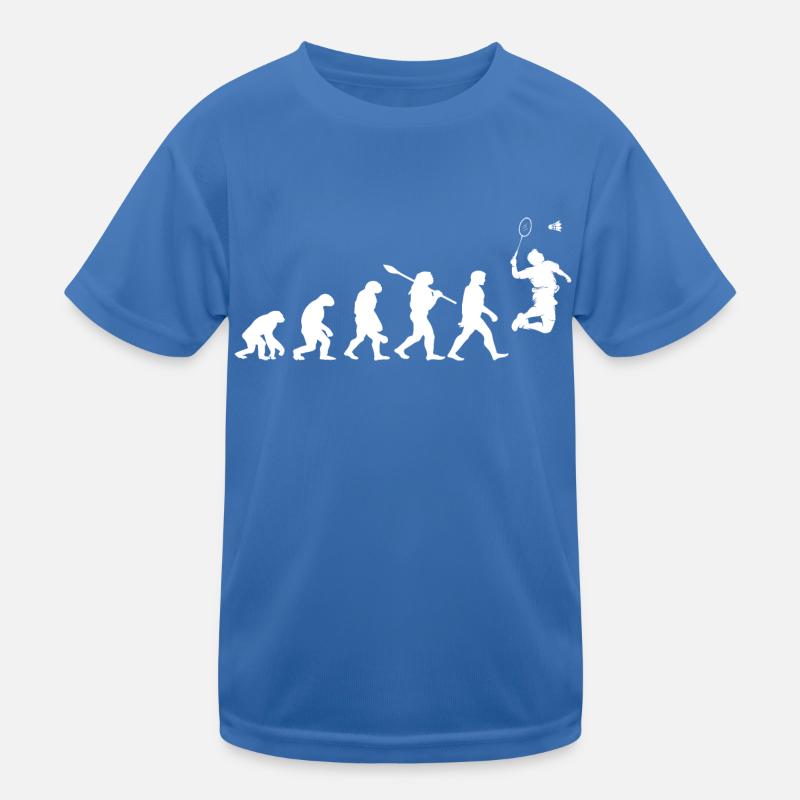 Évolution Badminton Cadeau Pour Badminton Joueurs T-shirt sport Enfant