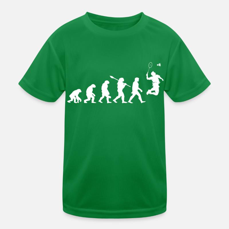 Évolution Badminton Cadeau Pour Badminton Joueurs T-shirt sport Enfant