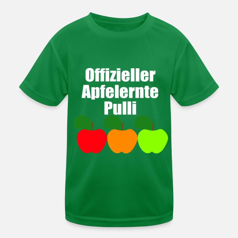 offizieller Apfelernte Pulli Kinder Funktions-T-Shirt