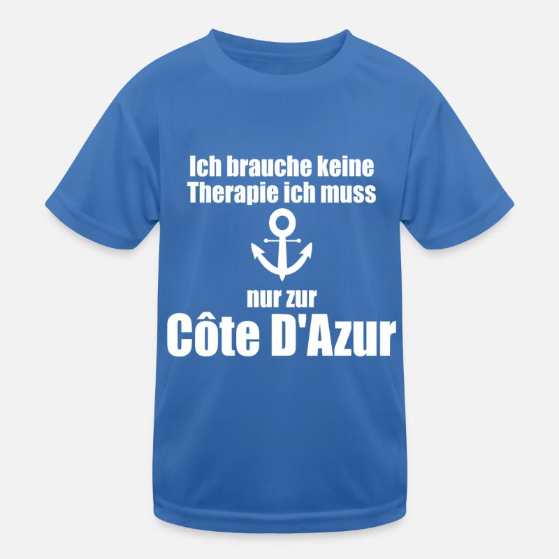 Côte D Azur Kinder Funktions-T-Shirt