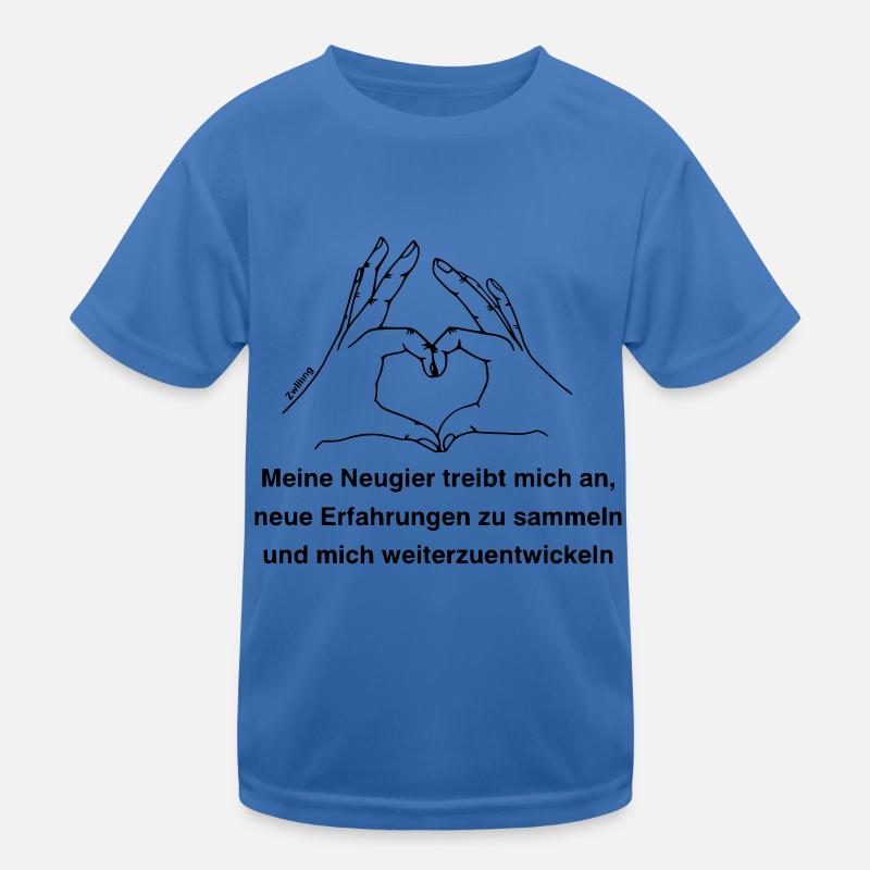 Sternzeichen Zwilling Kinder Funktions-T-Shirt