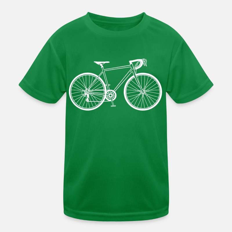 Vélo blanc T-shirt sport Enfant